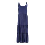 Plain Tiered Strappy Maxi Dress
