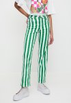 Stretch Straight Leg Jeans - Greensstripe