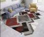 Smte 200CM By 150CM Modern 3D Design Area 15 Rug & Complementary Iywa Tieback With Keychain