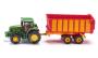 John Deere Tractor With Silage Trailer Scale 1:87