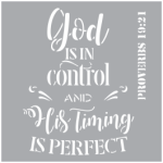 Stencil God Is In Control