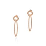 Lula Small Circle Hoops - 18KT Rose Gold Vermeil