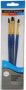 Dr. Simply 2 Camel Hair Watercolour Brushes 3 Pack - Short Handle