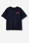 Cotton On Jonny Short Sleeve Print Tee - Squid Ink dino Park Ranger