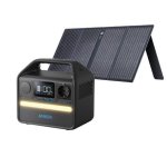 Anker Powerhouse 521 256WH Power Station + 100W Solar Panel Bundle