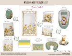 Cot Duvet Bedding Wildflower Duckling Set