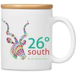 Okiyo Sozo Bamboo & Ceramic Sublimation Coffee Mug 330ML