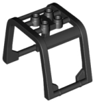 Parts Windscreen 6 X 4 X 3 1 3 Roll Cage 64450 - Black