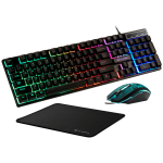 VX Gaming Artemis Series 3-IN-1 Combo Kb Mouse Mousepad VX-144-BK V2