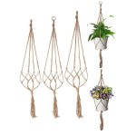 1 Set Macrame Handmade Plant Hanger Baskets Flower Pots Holder Balcony Hanging Decoration Flowerpot Net Bag Home Garden Supplies