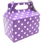 Lavender Dotted Party Box 10