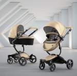 Mima Xari Black Frame - Black Champagne Autumn Stripe
