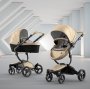 Mima Xari Black Frame - Black / Champagne / Autumn Stripe