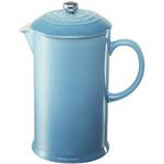Le Creuset French Press Coffee Plunger 800ML Caribbean Blue - 1KGS