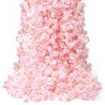 Awardsen 6PC 35.4FT Cherry Blossom Flowers Garland Vine For Decoration Artificial Pink Flower Garland Silk Sakura Vines Hanging