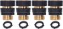 Brass Rubber Garden Hose Connector Quick Kit For Garden Watering