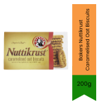 Bakers Nuttikrust Caramelised Oat Biscuits 200G - 200G