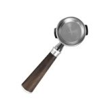 Coffee Accessories Bottomless Portafilter Naked Filter Compatible Black Rosewood