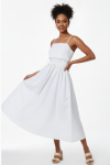 Midi Dress - XXL White