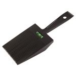 Comb Flattopper With Bubble Leveler Black