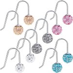 Blomdahl Titanium Earrings MINI Pendant Crystal