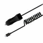 12W 2.1A Spring Micro USB Car Charger - CC240