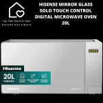 Hisense Mirror Glass Solo Touch Control Digital Microwave Oven - 20L
