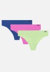 Under Armour Ua Pure Stretch No Show 3 Pack Thong - Multi