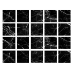 Black Marble Wall Tile Stickers