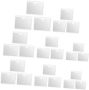 50PCS Self-adhesive Label Holders Pvc Pockets For Easy Labeling Card