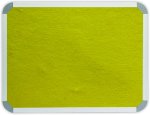 Info Board Aluminium Frame - 1200 900MM - Yellow