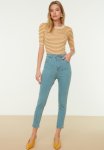 High Waist Skinny Jeans - Indigo