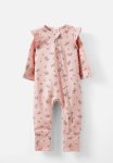 Cotton On The Long Sleeve Zip Romper - Zephyr ditsy Folk Floral