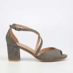 Heather 1 Heel - Grey - Grey 9