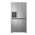 LG 617L Non Plumbed Side By Side Fridge With Ice And Water Dispenser In Stainless Finish