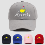 Golf Master Print Cotton Baseball Cap - Lightweight Breathable Sun Hat For Outdoor Activities