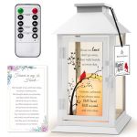 Hn Haiinaa Memorial Lantern Bereavement Gifts In Memory Of Loved One - Remembrance Sympathy Gifts For Loss Of Mother Or Father W
