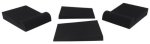 Pair Rockville RRS190S Foam Studio Monitor Isolation Pads 7.5 X 9.5 3 Angles