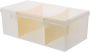 Business Card Storage Box Dividers Desktop Card Organizer Holder