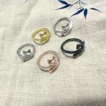 1 2PCS Open Crochet Ring For Finger Adjustable Knitting Loop Crochet For Faster Knitting Finger Yarn Guide Knitting Accessories