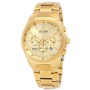 - Men Gold Stainless Steel Strap Watch - AN8172-53P