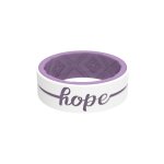 Eternal Hope Silicone Rings - White lilac 12