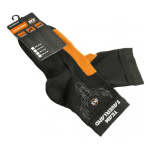 Cycling Socks Black & Orange - Rsa Size 6-8