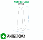 Wet Floor Cone 91CM High - Sanitize Today - Shop Today