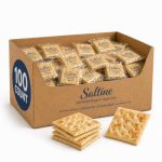 Saltine Crackers |100 Pack|- Premium Individually Wrapped Packs Salted Soda Cracker - Low Sodium And Fresh Snack Option