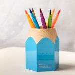 Deli Pen Holder 87X76X104 E9145 Blue