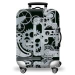 Printed Luggage Protector - Rotating Gears - XL