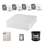 Hikvision 4 Channel 1080P Colorvu Complete Kit
