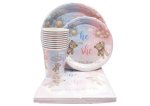 He Or She Baby Shower Paperplate Set 40PC Set