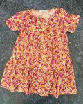 Senqu Purple Floral Dress 4 5Y